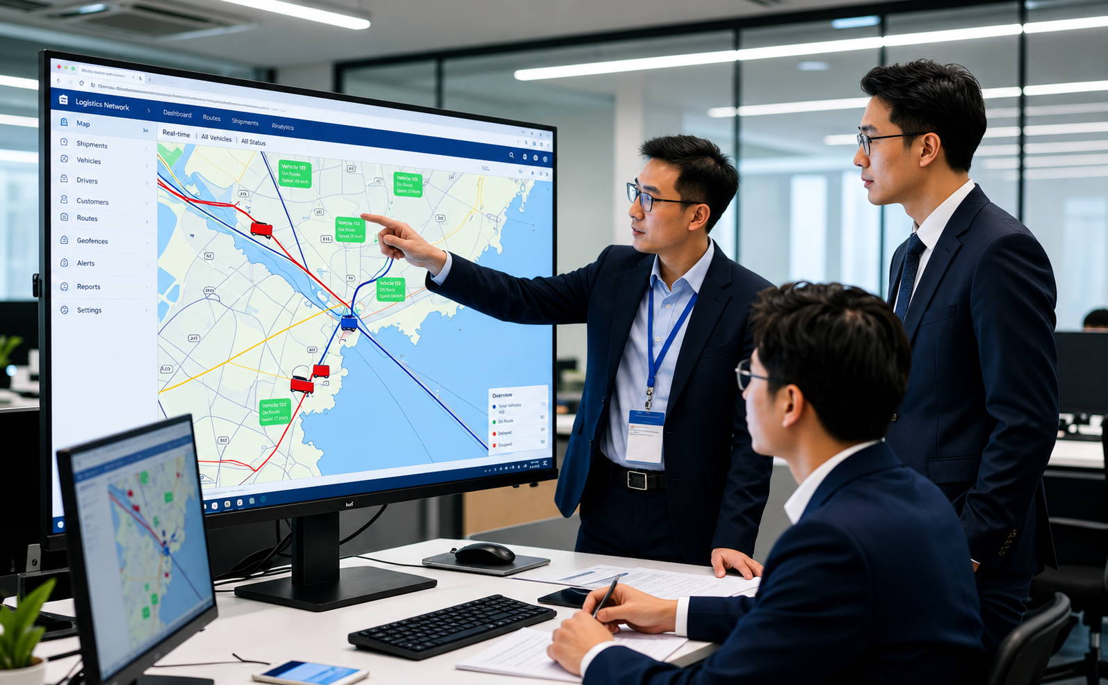 Singapore container port with cranes loading vessels — congestion and delays during Red Sea disruption