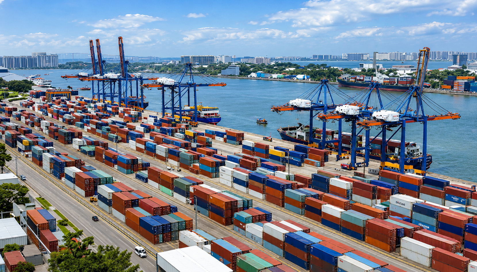 Container terminal supporting ASEAN trade and inland logistics
